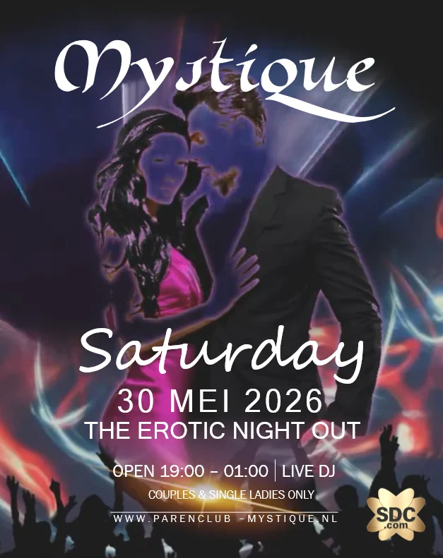 Evenement flyer voor Mystique Saturday op 30 mei 2026