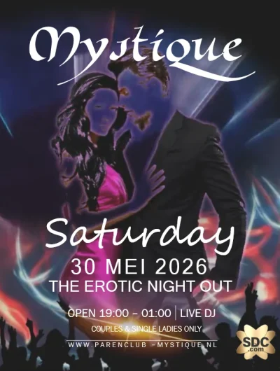 Evenement flyer voor Mystique Saturday op 30 mei 2026
