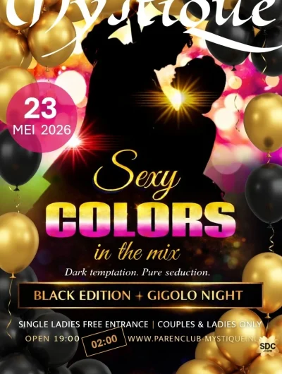 Evenement flyer voor Sexy colors in the Mix op 23 mei 2026